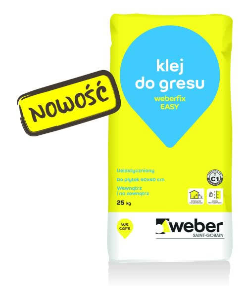 Klej do gresu weberfix EASY